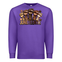 Purple melanin juneteenth Premium Sweatshirt - CowGirlArtShop