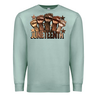Seafoam melanin juneteenth Premium Sweatshirt - CowGirlArtShop