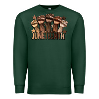 Sports Green melanin juneteenth Premium Sweatshirt - CowGirlArtShop