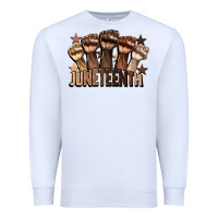 White melanin juneteenth Premium Sweatshirt - CowGirlArtShop