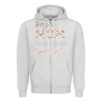 Dove Grey Being A Mom Makes My Life Complete For dark Zipper Hoodie - Bettercallsaul
