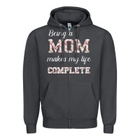 Smoke Being A Mom Makes My Life Complete For dark Zipper Hoodie - Bettercallsaul