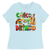 Baby Blue cinco de mayo Ladies Tee - AdoDesignShop