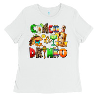 White cinco de mayo Ladies Tee - AdoDesignShop