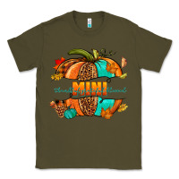 Army Green Thankful grateful blessed mini pumpkin Classic Tee - NancyCooperArtShop
