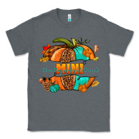 Charcoal Heather Thankful grateful blessed mini pumpkin Classic Tee - NancyCooperArtShop
