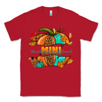Red Thankful grateful blessed mini pumpkin Classic Tee - NancyCooperArtShop