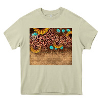 Mossy leopard glitter sunflower gemstone Heavy Core Tee - JahusDesignShop