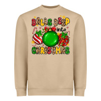 Mushroom balls deep into christmas Heavyweight Sweatshirt - MaliasSmallBusiness