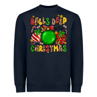 Navy balls deep into christmas Heavyweight Sweatshirt - MaliasSmallBusiness