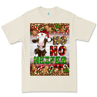 Christmas Ho Ho Ho Heifer Premium Tee | Teevron
