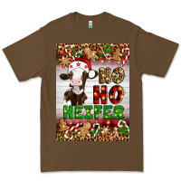 Cacao Christmas Ho Ho Ho Heifer Premium Tee - Artiststas