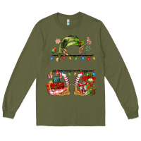 Army Green customize christmas elf Long Sleeve Tee - MaliasSmallBusiness