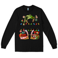 Black customize christmas elf Long Sleeve Tee - MaliasSmallBusiness