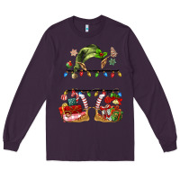 Plum customize christmas elf Long Sleeve Tee - MaliasSmallBusiness