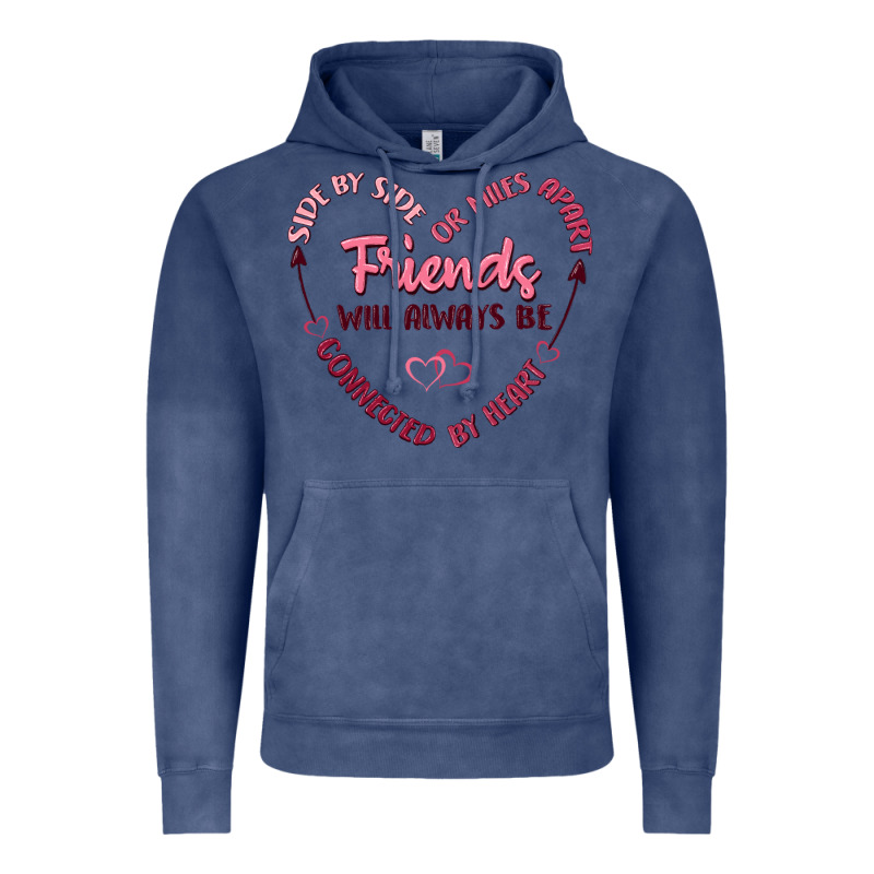 Side By Or Miles Apart Friends Will Always Be Conn Vintage Hoodie by MaliasSmallBusiness | Teevron