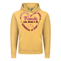 Vintage Mustard side by or miles apart friends will always be conn Vintage Hoodie - MaliasSmallBusiness