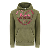Vintage Olive side by or miles apart friends will always be conn Vintage Hoodie - MaliasSmallBusiness