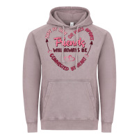 Vintage Zinc side by or miles apart friends will always be conn Vintage Hoodie - MaliasSmallBusiness