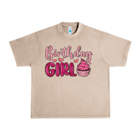 French Oak birthday girl cupcake Urban Heavy Tee - MaliasSmallBusiness