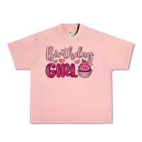 Salmon birthday girl cupcake Urban Heavy Tee - MaliasSmallBusiness