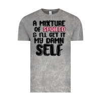 Cloud Rock a mixture of spoiled and ill get it my damn self Vintage Tee - MaliasSmallBusiness