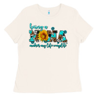 Bone being a nana makes my life complete Ladies Tee - AdoDesignShop