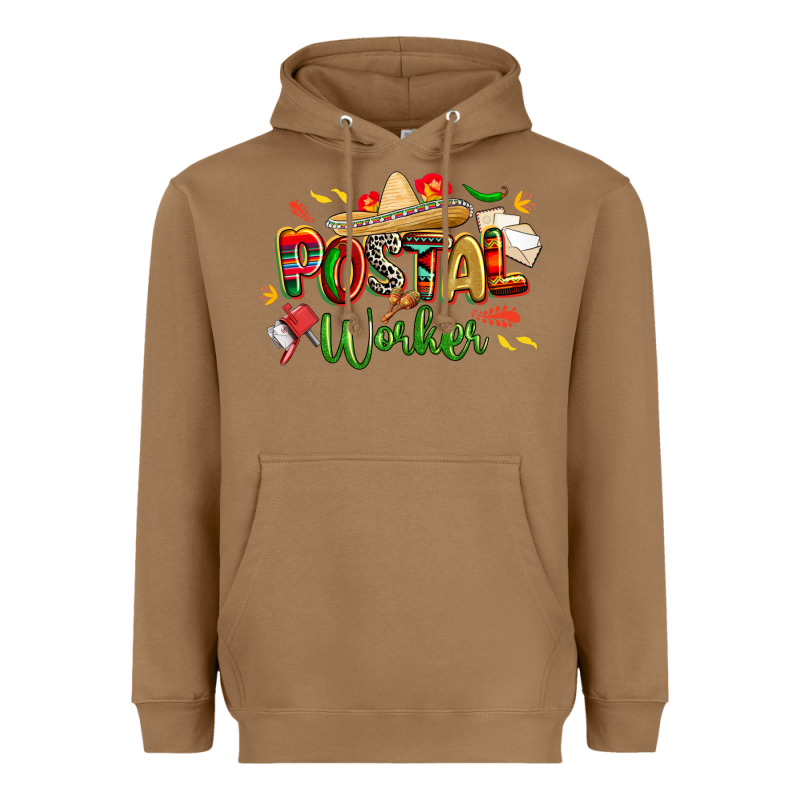 Cinco De Mayo Postal Worker Heavyweight Hoodie by CowGirlArtShop | Teevron