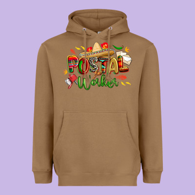 Cinco De Mayo Postal Worker Heavyweight Hoodie Designed By Cowgirlartshop