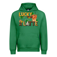 Emerald lucky a latte Urban Hoodie - FaDigitalArtStudio