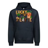 Navy lucky a latte Urban Hoodie - FaDigitalArtStudio