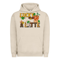 Pigment French Oak lucky a latte Urban Hoodie - FaDigitalArtStudio