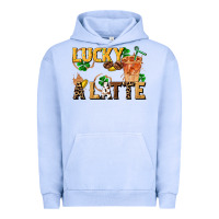 Pigment Grape Ice lucky a latte Urban Hoodie - FaDigitalArtStudio