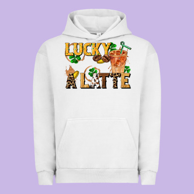 Lucky A Latte Urban Hoodie Designed By Fadigitalartstudio