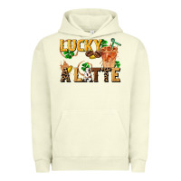 Pigment Pistachio lucky a latte Urban Hoodie - FaDigitalArtStudio