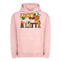 Pigment Salmon lucky a latte Urban Hoodie - FaDigitalArtStudio