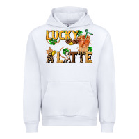 White lucky a latte Urban Hoodie - FaDigitalArtStudio
