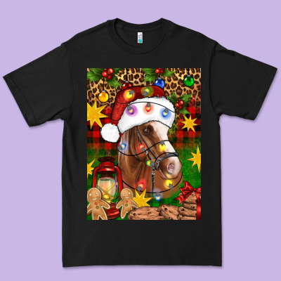 Christmas Horse Premium Tee Designed By Artiststas