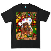 Black Christmas horse Premium Tee - Artiststas