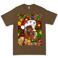 Cacao Christmas horse Premium Tee - Artiststas