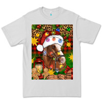 Dove Grey Christmas horse Premium Tee - Artiststas