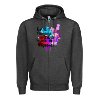 Charcoal Heather Be a Flamingo in a Flock of Pigeons Zipper Hoodie - Bettercallsaul