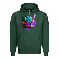 Sports Green Be a Flamingo in a Flock of Pigeons Zipper Hoodie - Bettercallsaul