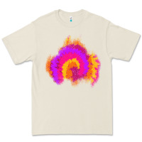 Bone tie dye glitter patch Premium Tee - AdoDesignShop