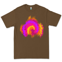 Cacao tie dye glitter patch Premium Tee - AdoDesignShop