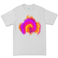 Dove Grey tie dye glitter patch Premium Tee - AdoDesignShop