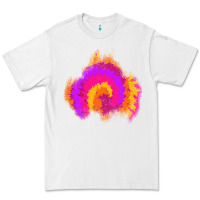 White tie dye glitter patch Premium Tee - AdoDesignShop