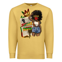Antique Gold juneteenth justice now Premium Sweatshirt - CowGirlArtShop
