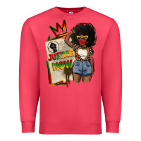 Cardinal juneteenth justice now Premium Sweatshirt - CowGirlArtShop