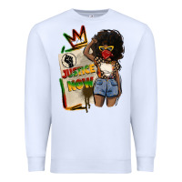 White juneteenth justice now Premium Sweatshirt - CowGirlArtShop